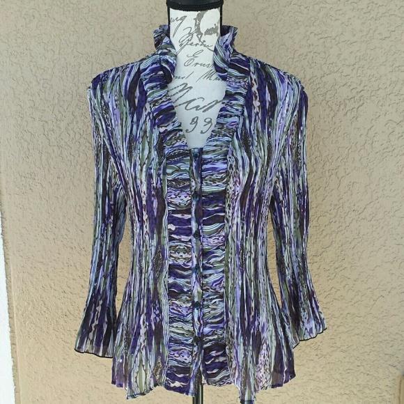 Signature by Larry Levine Tops - Final Markdown!! Signature/Larry Levine Blouse  XL